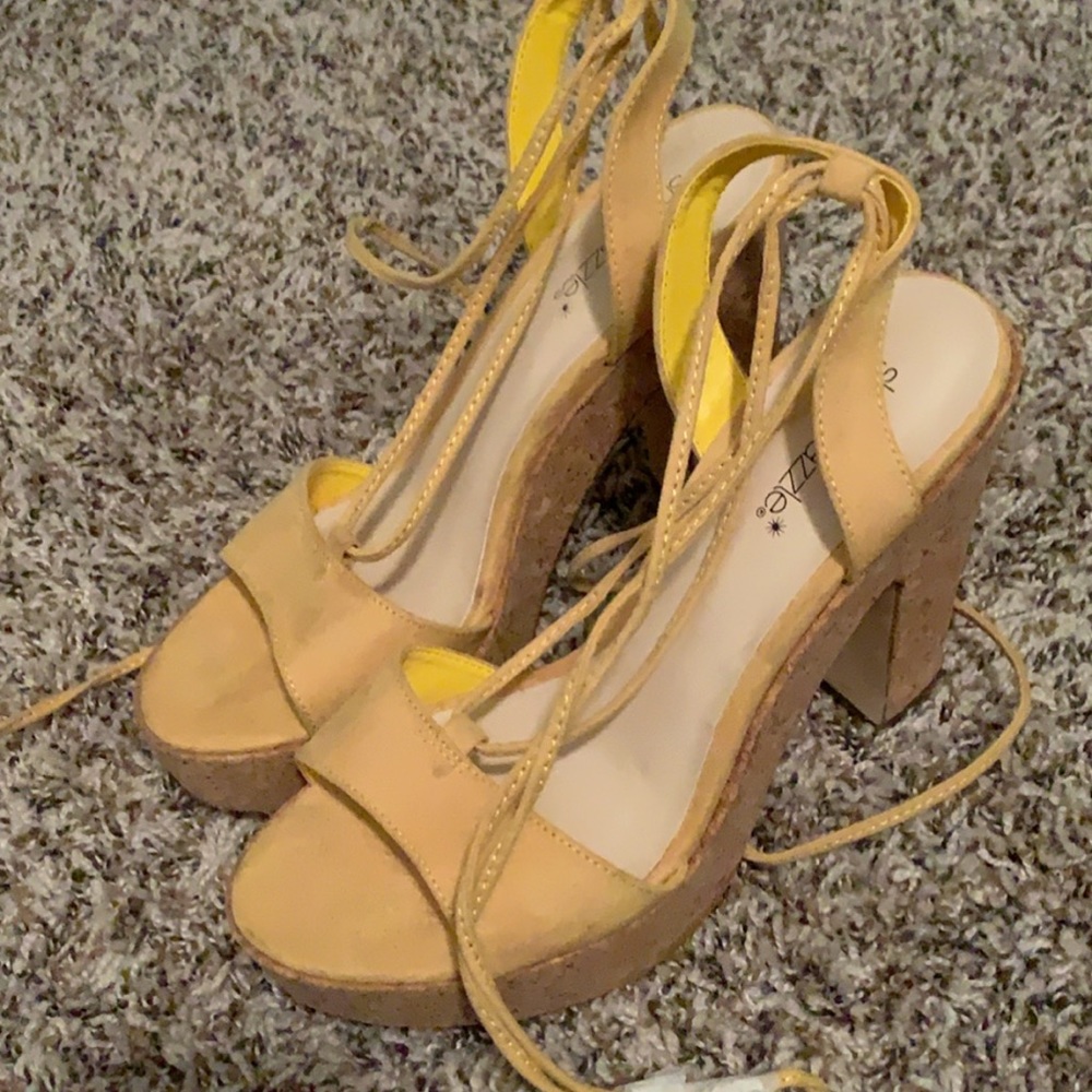 Yellow heels